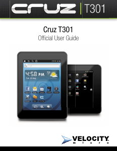 Handleiding Velocity Micro Cruz T301 Tablet