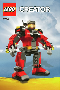 Manuale Lego set 5764 Creator Robot di soccorso