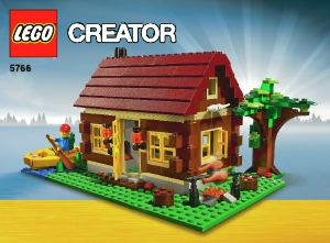 Manual Lego set 5766 Creator Log cabin