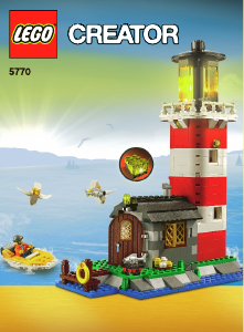 Brugsanvisning Lego set 5770 Creator Fyrtårnsøen