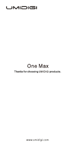 説明書 Umidigi One Max 携帯電話