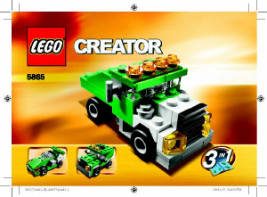 Manual de uso Lego set 5865 Creator Mini camión de transporte