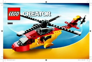 Manuale Lego set 5866 Creator Elicottero da soccorso