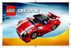 Manual Lego set 5867 Creator Super speedster