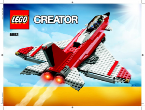 Bedienungsanleitung Lego set 5892 Creator Jet