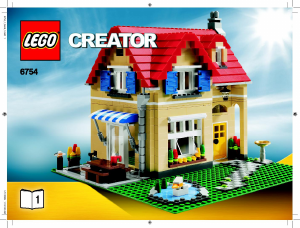 Brugsanvisning Lego set 6754 Creator FEnfamilies-hus