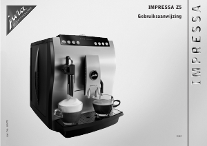 Handleiding Jura IMPRESSA Z5 Koffiezetapparaat