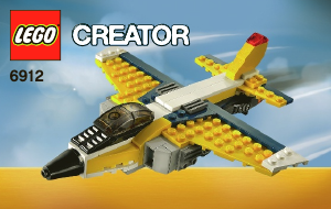 Bruksanvisning Lego set 6912 Creator Segelflygplan