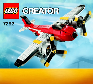 Handleiding Lego set 7292 Creator Propellorvliegtuig