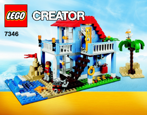 Handleiding Lego set 7346 Creator Huis aan zee