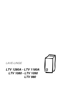 Mode d’emploi Faure LTV1080 Lave-linge