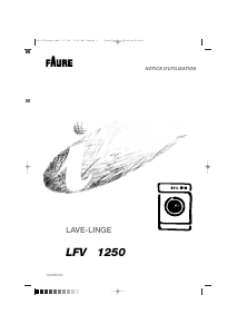 Mode d’emploi Faure LFV1150 Lave-linge