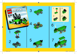 Kullanım kılavuzu Lego set 7798 Creator Stegosaurus