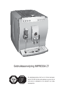 Bedienungsanleitung Jura IMPRESSA Z7 Kaffeemaschine