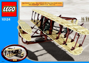 Handleiding Lego set 10124 Creator Wright flyer