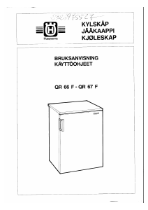 Bruksanvisning Husqvarna QR67F Kjøleskap