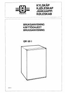 Bruksanvisning Husqvarna QR69I Kjøleskap