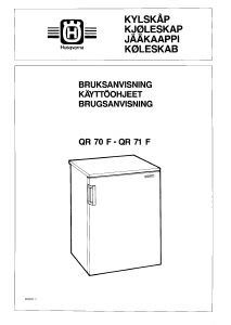 Bruksanvisning Husqvarna QR71F Kjøleskap