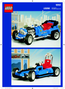 Manual de uso Lego set 10151 Creator Hot rod