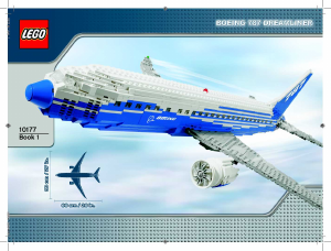 Bruksanvisning Lego set 10177 Creator Boeing 787 dreamliner
