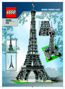 Manual Lego set 10181 Creator The eiffel tower