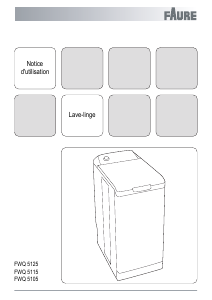 Mode d’emploi Faure FWQ5115 Lave-linge