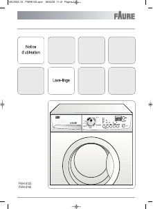 Mode d’emploi Faure FWH6125-3 Lave-linge