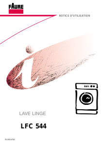 Mode d’emploi Faure LFC544 Lave-linge