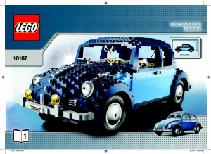 Bruksanvisning Lego set 10187 Creator Folkevognboble
