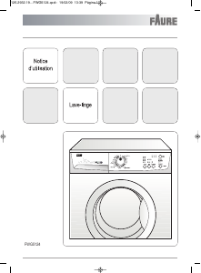 Mode d’emploi Faure FWG5124 Lave-linge