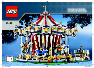 Bruksanvisning Lego set 10196 Creator Den stora karusellen