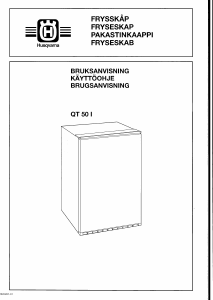 Bruksanvisning Husqvarna QT50I Frys