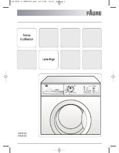 Mode d’emploi Faure FWH5125 Lave-linge