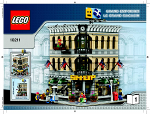 Bruksanvisning Lego set 10211 Creator Det stora varuhuset