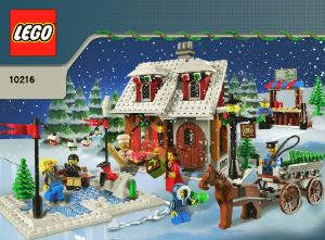 Bruksanvisning Lego set 10216 Creator Vinter hus och bageri