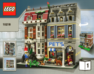 Bruksanvisning Lego set 10218 Creator Djuraffär