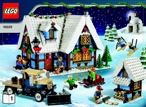 Bedienungsanleitung Lego set 10229 Creator Winterliche Hütte