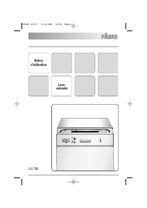 Mode d’emploi Faure LVI765X Lave-vaisselle