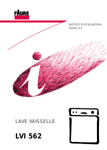 Mode d’emploi Faure LVI562X Lave-vaisselle