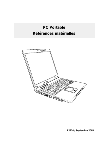 Mode d’emploi Asus A3VP Ordinateur portable