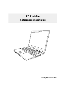 Mode d’emploi Asus PRO60JA Ordinateur portable