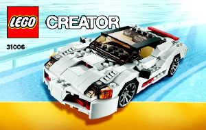 Brugsanvisning Lego set 31006 Creator Motorvejsspeeder