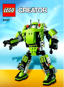 Manual de uso Lego set 31007 Creator Robot de última generación