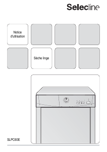 Mode d’emploi Selecline SLPC60E Sèche-linge