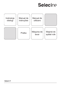 Manual Selecline 180417 Mașină de spălat