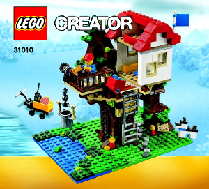Manual Lego set 31010 Creator Treehouse
