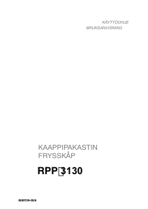Bruksanvisning Rosenlew RPP3130 Frys