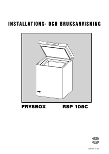 Bruksanvisning Rosenlew RSP105C Frys