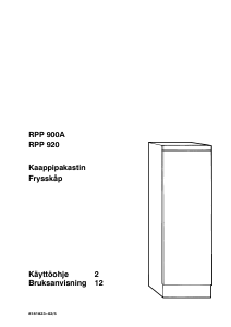 Bruksanvisning Rosenlew RPP900A Frys