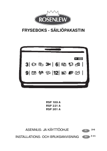 Käyttöohje Rosenlew RSP189A Pakastin